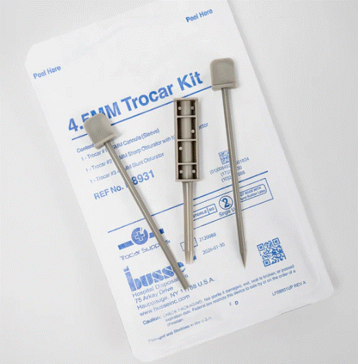 Trocar Supplies 4.5mm 3-Piece Resin Disposable Trocar Kit Case medical supply