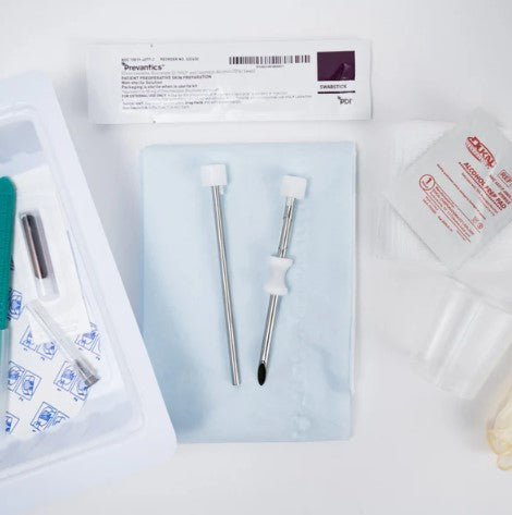 Trocar Supplies 4.5mm Premium Disposable Stainless Steel Trocar Wrap Kit Large Gloves medical supply