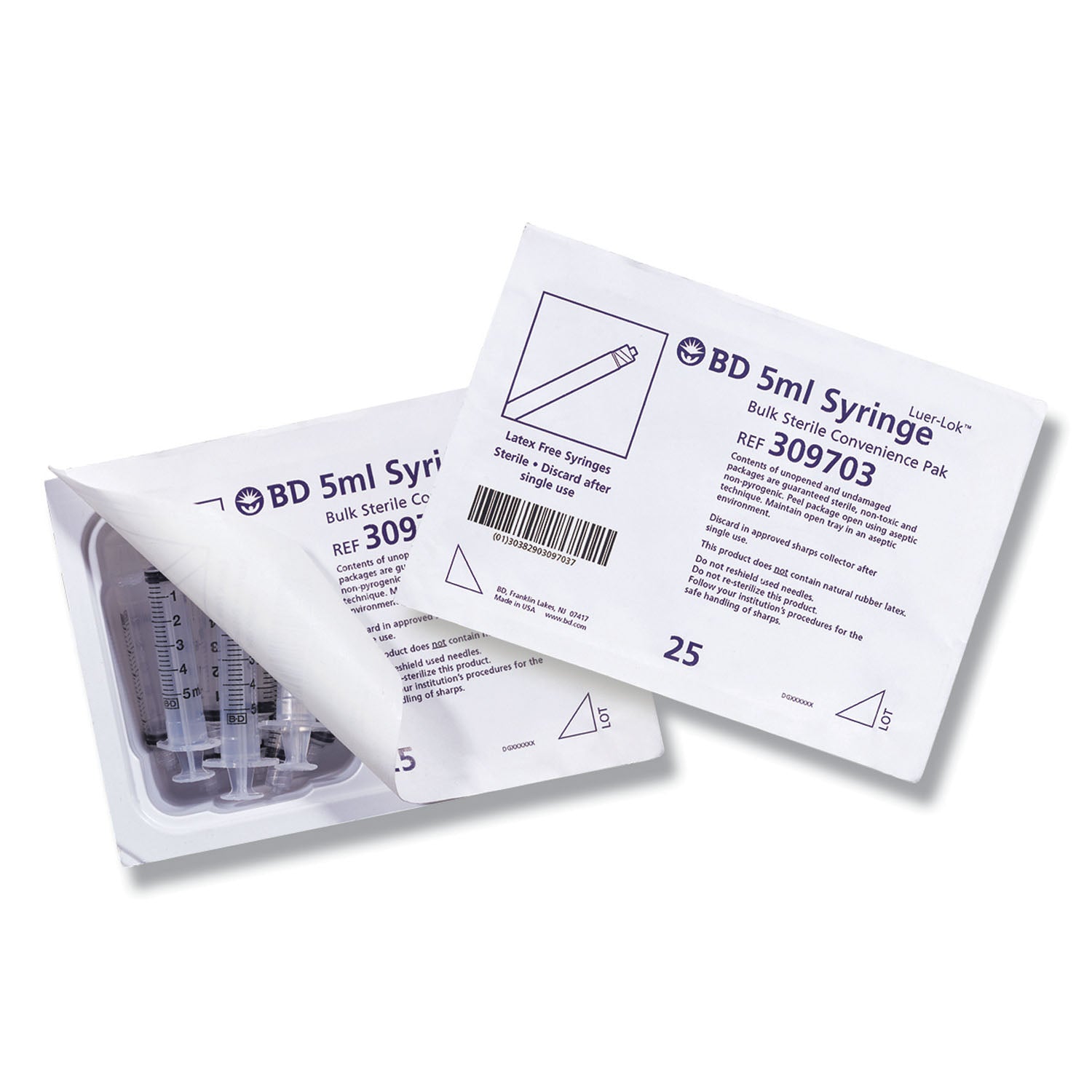 BD 10mL Luer-Lok Sterile Syringe Case medical supply