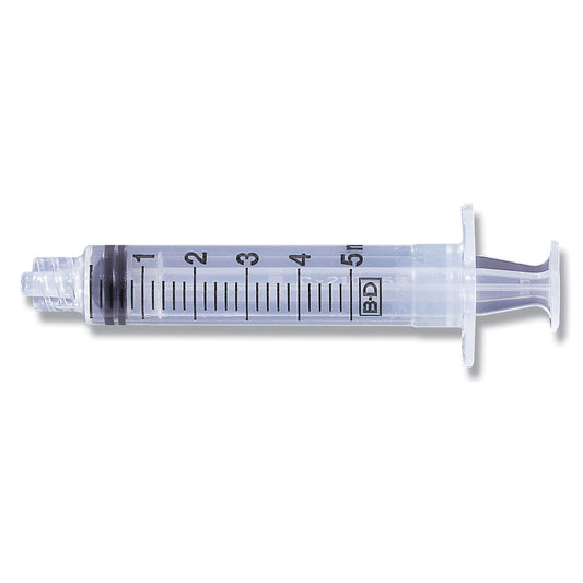 BD Syringe Only 5mL Slip Tip Case medical supply