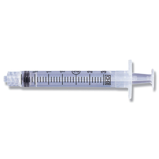 BD Syringe Only 3mL Slip Tip Case medical supply