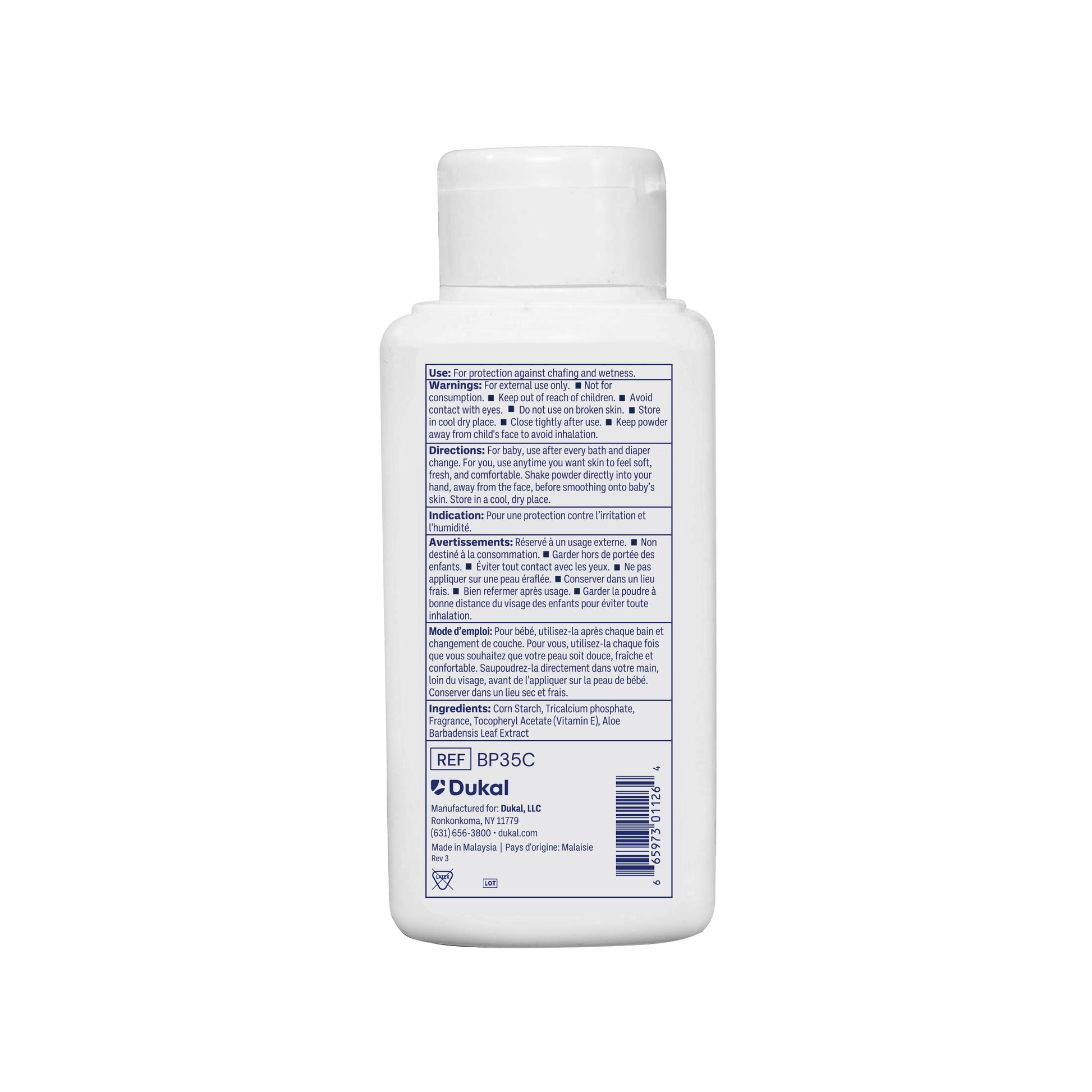 Dukal Premium Baby Powder 3.5 oz Case medical supply