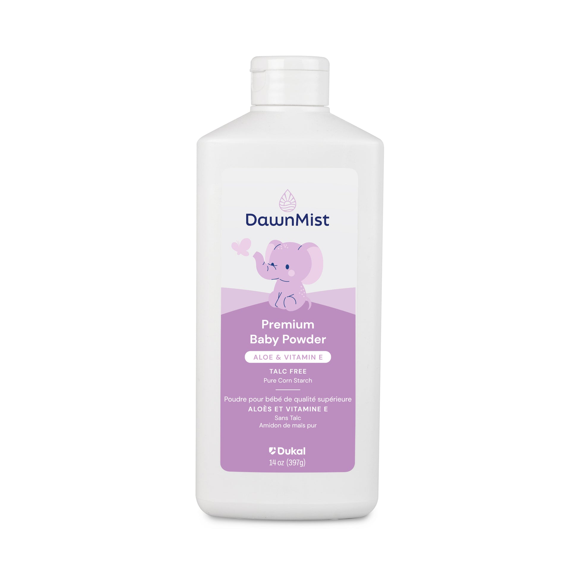 Dawn Mist Premium Baby Powder 14 oz Case medical supply