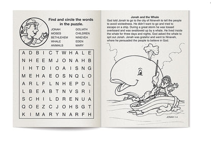Stop Look & Learn Bible Stories Coloring Books, Ages 3-9, 16 Pages, 125/Case (2345938) medical supply