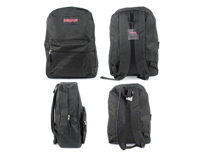 17" Black Backpacks, Case of 24 (1994343), Black