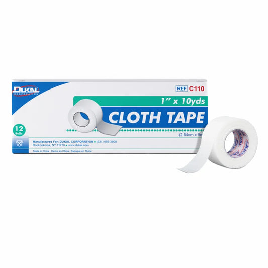 Dukal Cloth Tape 1 inch x 10 yd Case of 144 medical supply