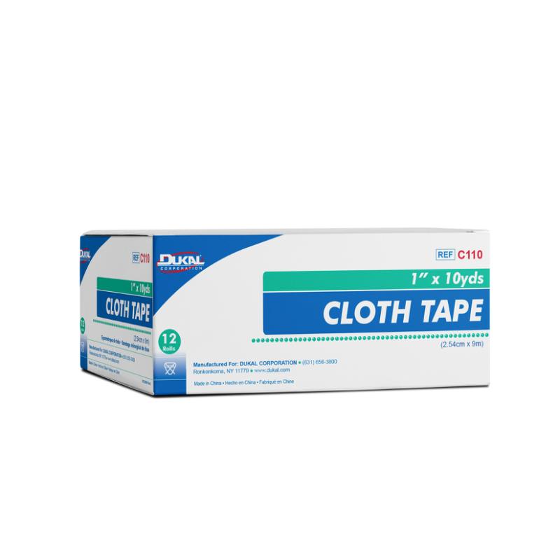 Dukal Cloth Tape 1 inch x 10 yd Case of 144 medical supply