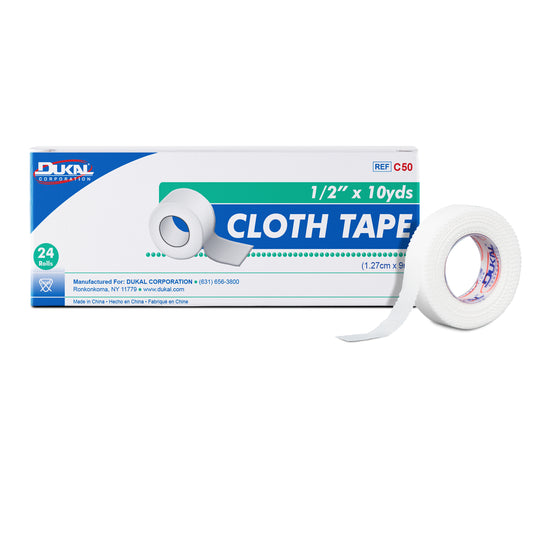 Dukal Cloth Tape 1/2 inch x 10 yd Case of 288 medical supply