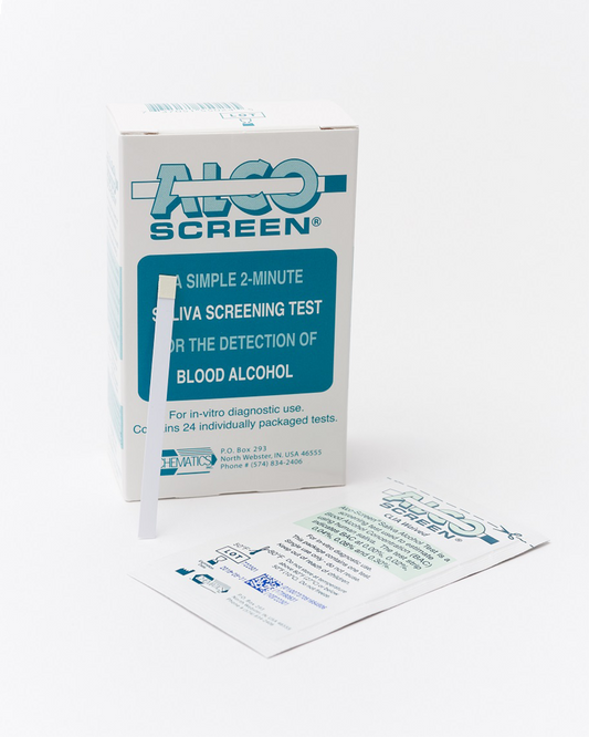 ALCO-Screen Saliva Alcohol Testing Kits 24 per box medical supply