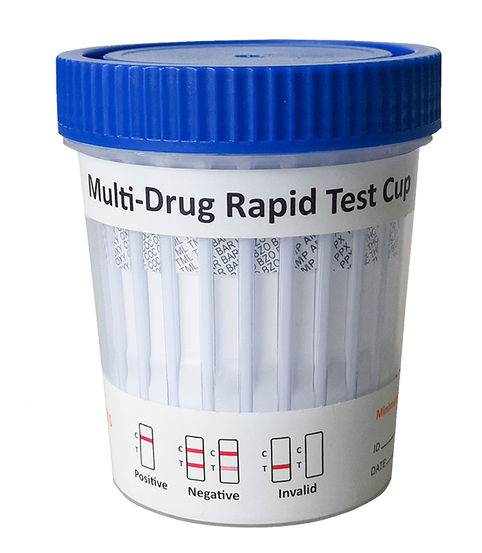 CLIAwaived 12 Panel Multi-Drug Rapid Cups Box of 25 medical supply