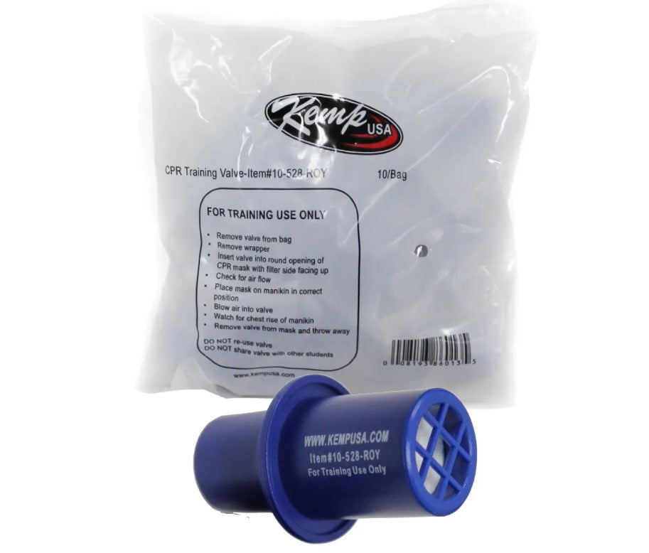Kemp USA CPR Training Valves Royal Blue medical supply
