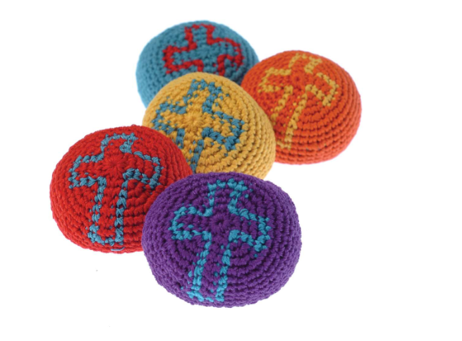 Cross Kickballs - Assorted Colors, 96 per Case (1776463), medical supply