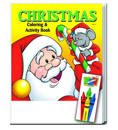 DDays Christmas Coloring Books with Crayons - Fun Pack, Case of 72 (2345917) medical supply