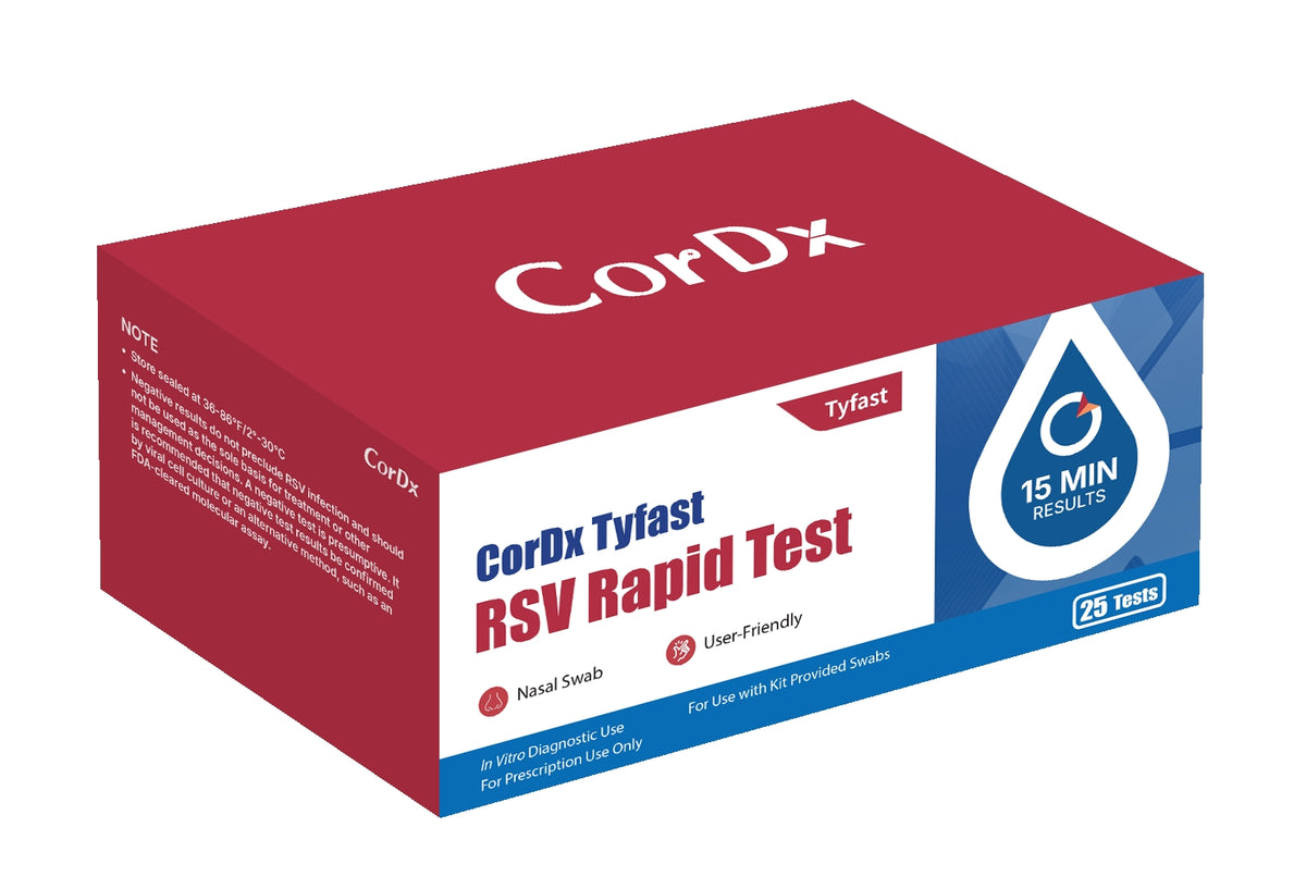 CorDx Tyfast RSV Rapid Test (ACT21056-25) medical supply