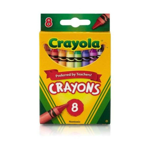 Crayola Crayons - 8 Count, 96 Packs (2382903) medical supply