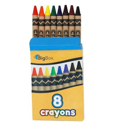 BigBox Crayons, 8ct, 192 Packs/Case (2363991) medical supply