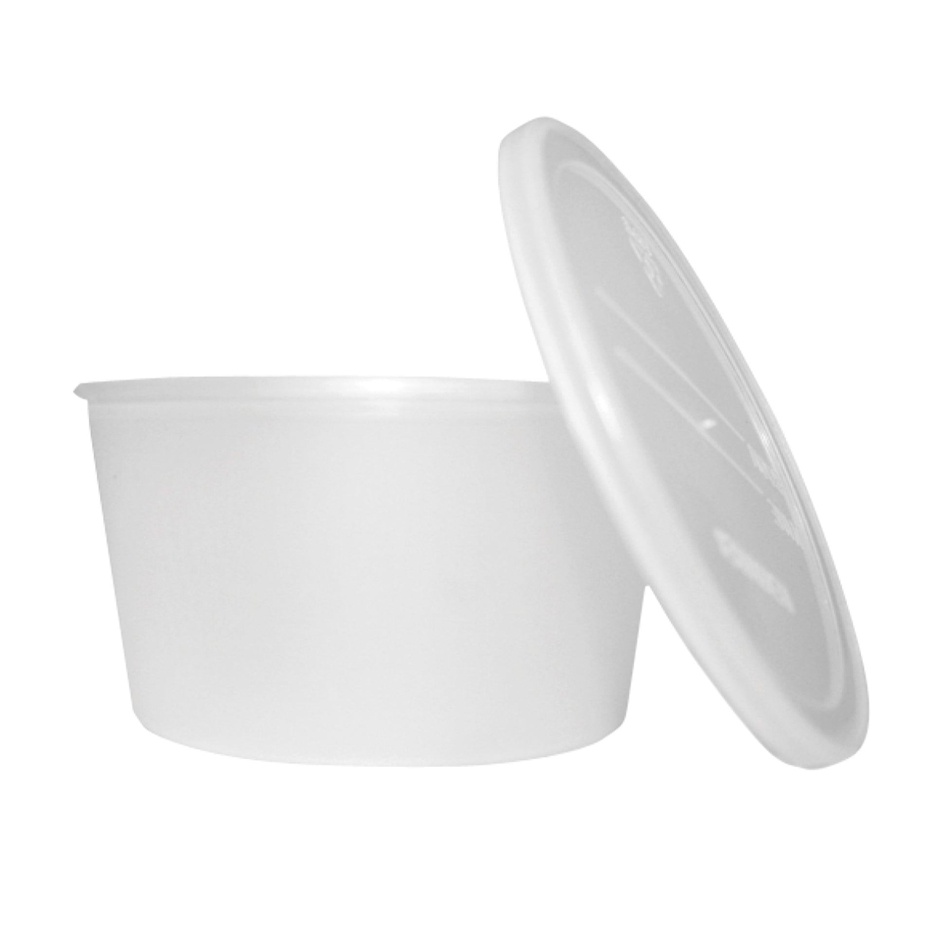 Dawn Mist Denture Cup with Re-Sealable Lid Clear Case 250 medical supply