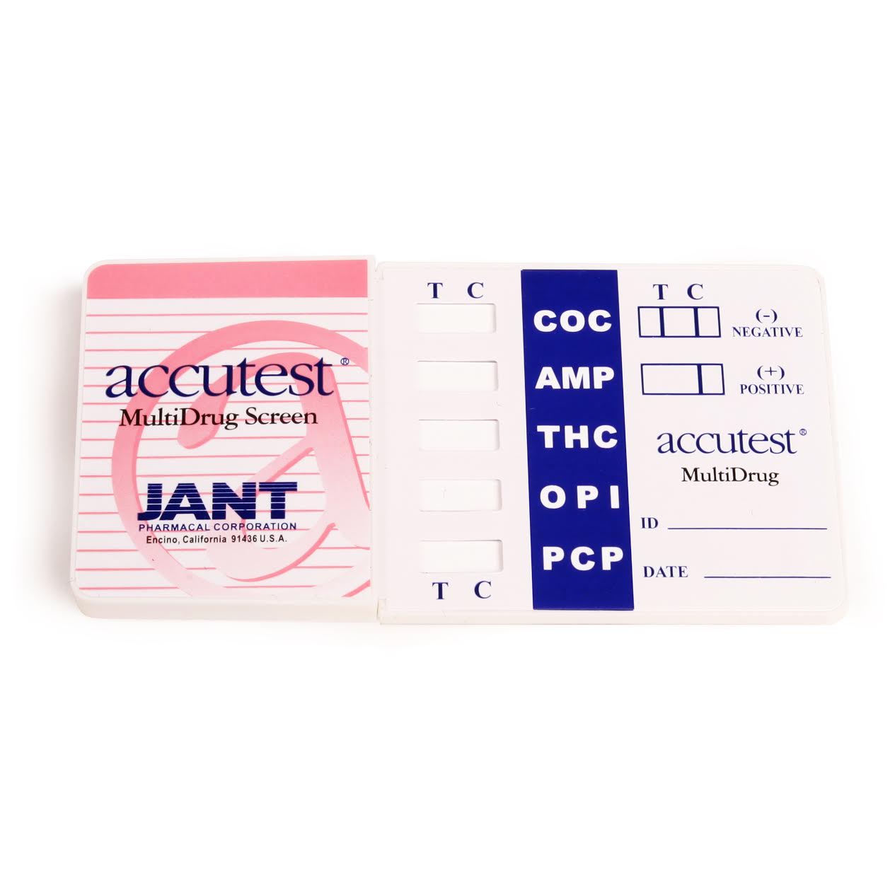 Accutest 5 Panel Urine Drug Test Dip Card DS61AC425 25/Box medical supply