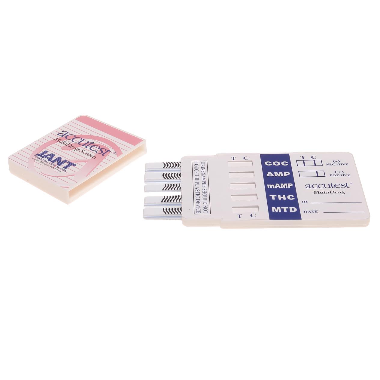 Accutest 5 Panel Urine Drug Test Dip Card DS61AC425 25/Box medical supply