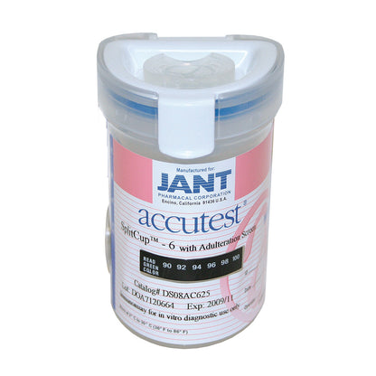 Accutest 6 Panel + 3 Split Cup DS08AC625 25/Box medical supply