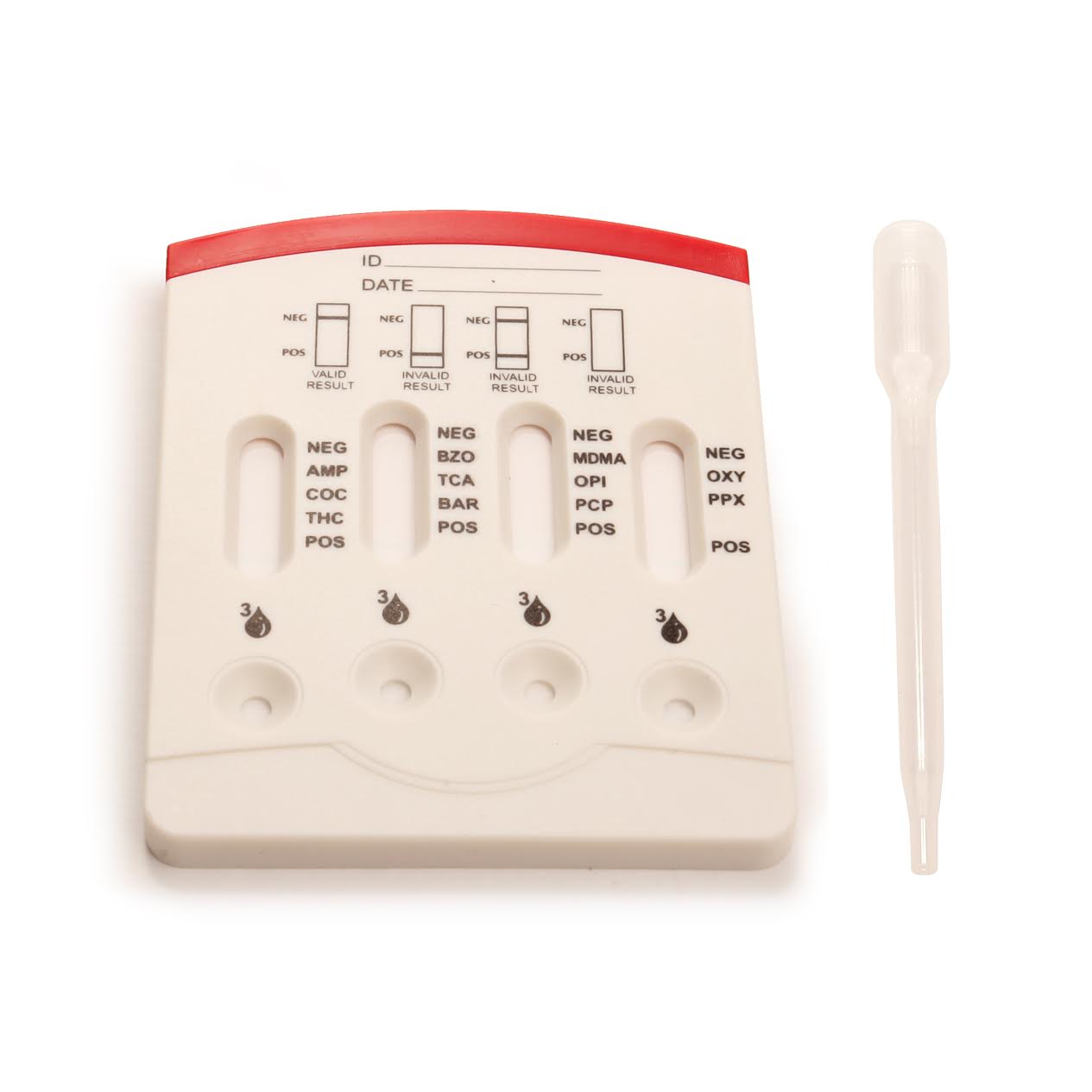 Accutest Multi Drug 11 Panel Cassette CLIA Waived DS135 25/Box medical supply