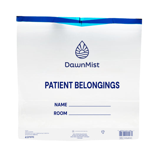 Dukal Patient Belonging Bags Clear 20" x 20" Case of 250 medical supply