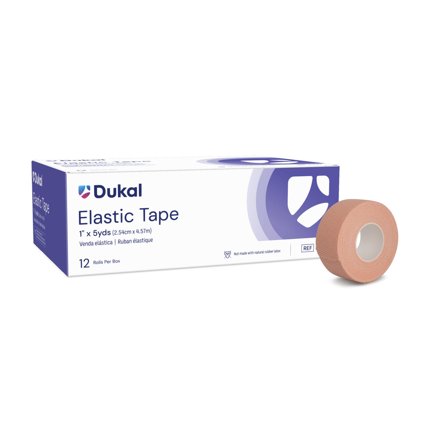 Dukal Elastic Tape 1 in x 5 yd Case medical supply