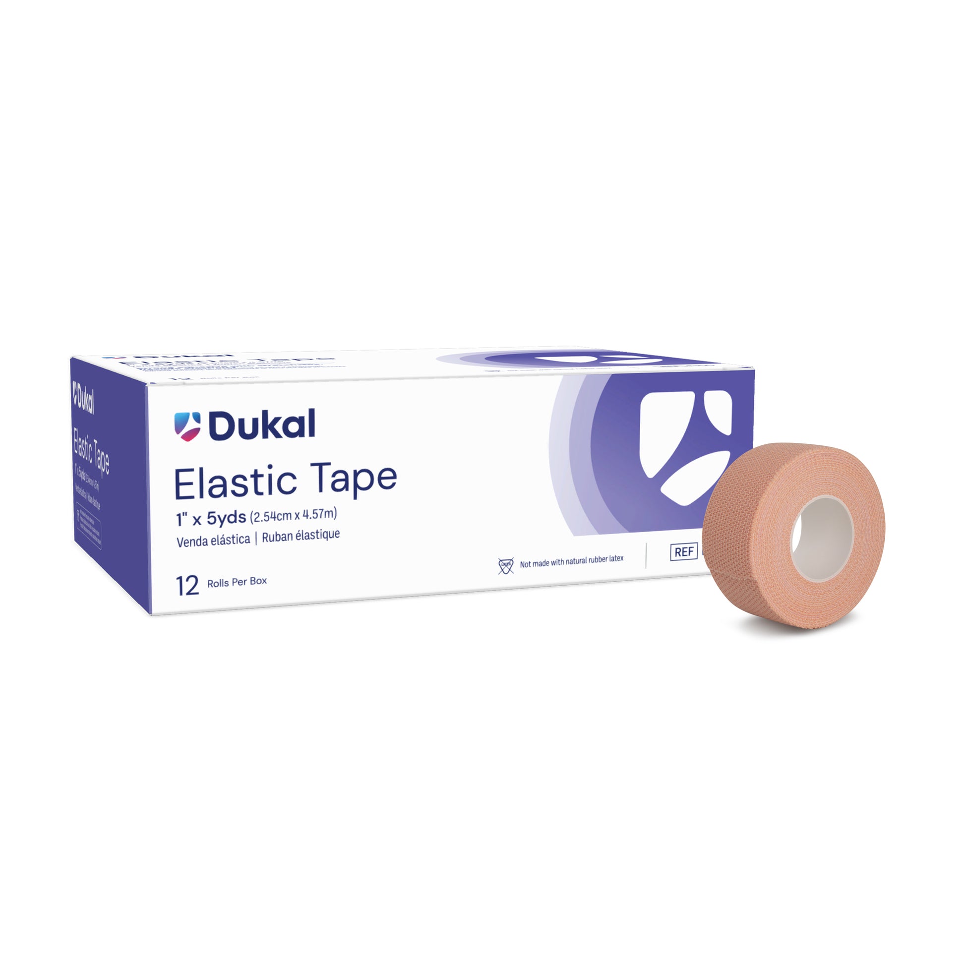 Dukal Elastic Tape 1 in x 5 yd Case medical supply