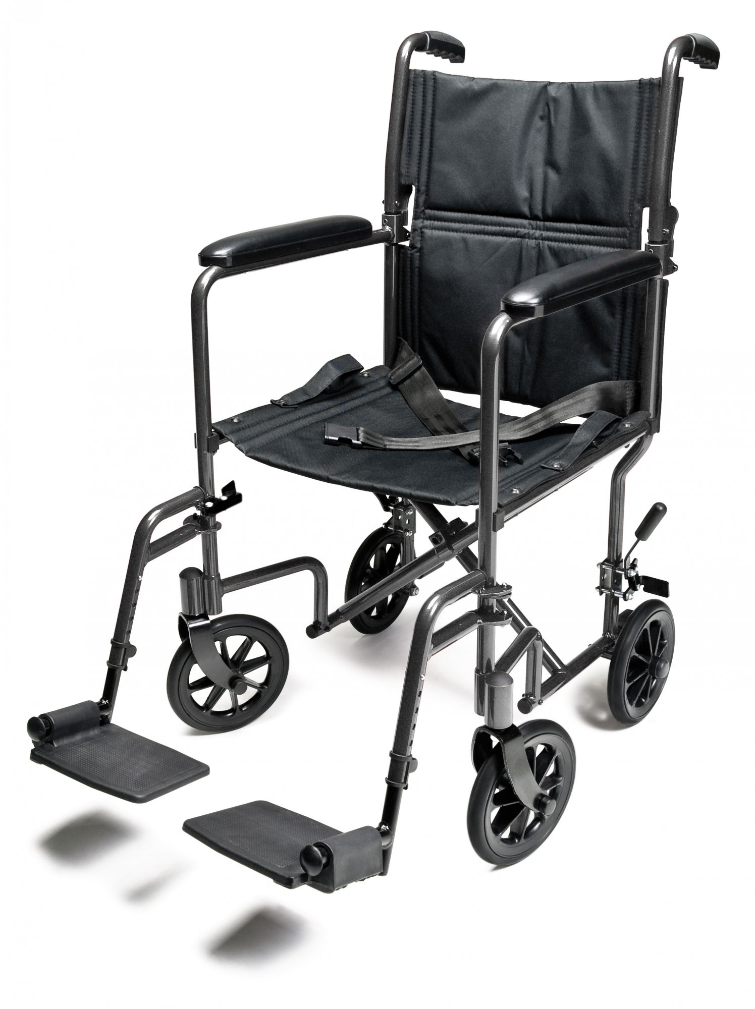 Everest & Jennings Steel Silver 17in Seat transport chair medical supply