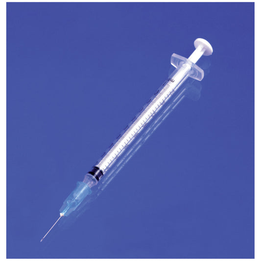 Exel Tuberculin Syringe 1cc 26G x 1/2 in Luer Slip Case medical supply