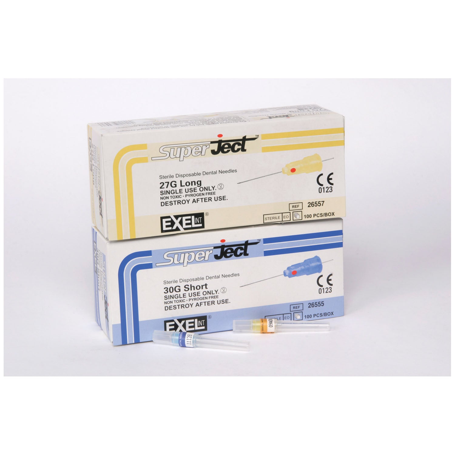 Exel Corporation Dental Needle 30G Short 21mm Box 100 medical supply