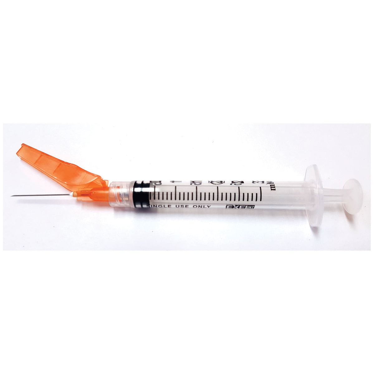 Exel Corporation Safety Syringe 3cc 25G x 1 inch Box medical supply