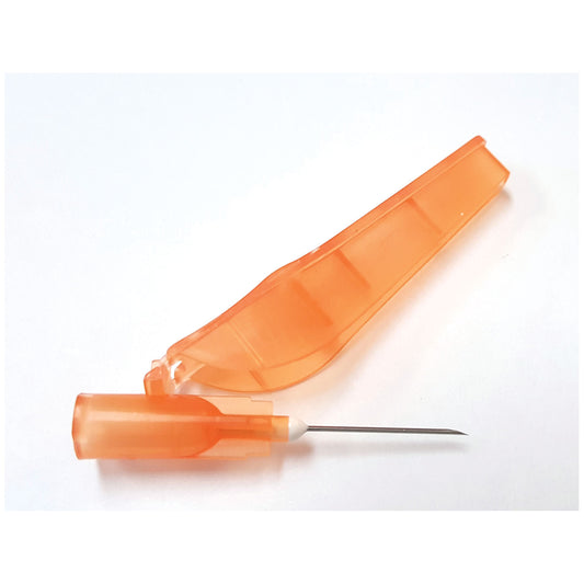 Exel Corporation Safety Hypodermic Needle 25G x 5/8 inch Case medical supply