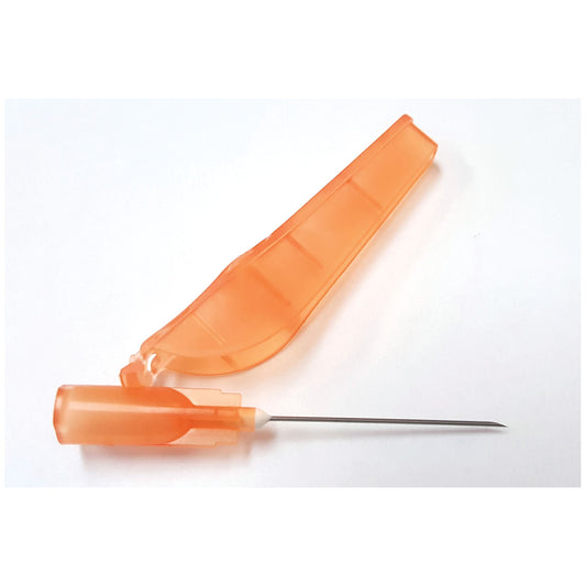 Exel Corporation Safety Hypodermic Needle 25G x 1 inch Case medical supply