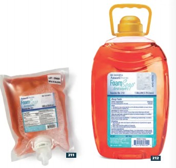 AmeriDerm Anti-Microbial Foam Soap 1000mL 6 Case medical supply