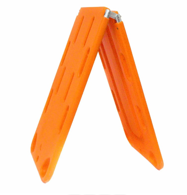 Kemp USA Folding Spineboard Orange medical supply