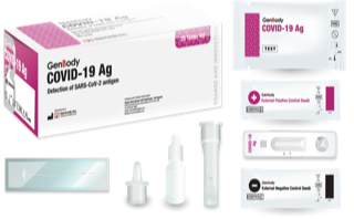 GenBody COVID-19 Rapid Antigen Test 25-Test Kit medical supply