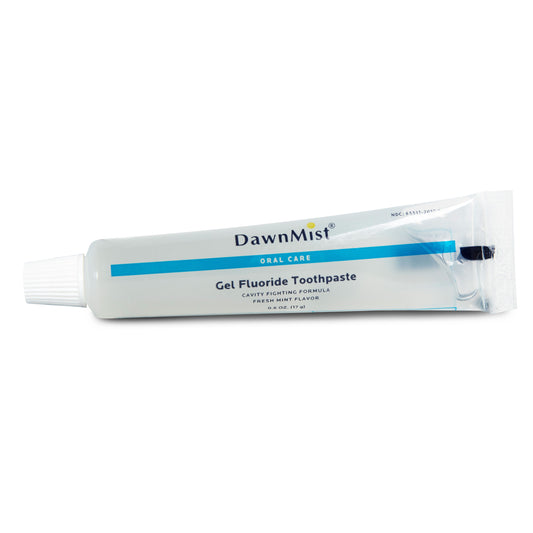 Dukal Dawn Mist Gel Fluoride Toothpaste 0.6 oz case of 720 medical supply