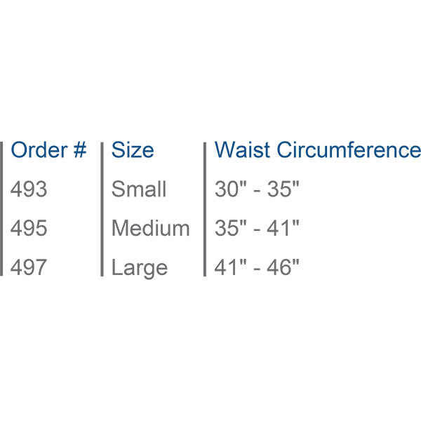 Advanced Orthopaedics Premium Hernia Belt Large 41 to 46 inch Waist medical supply