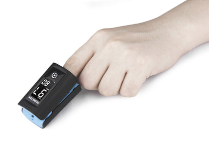 John Bunn Finger Pulse Oximeter Black medical supply