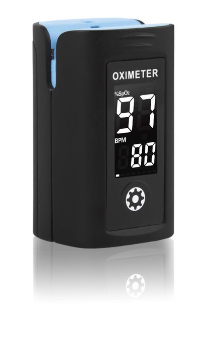 John Bunn Finger Pulse Oximeter Black medical supply