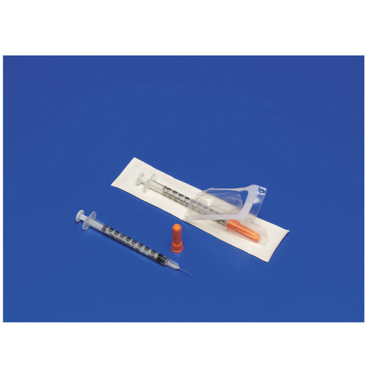 Cardinal Health Insulin Syringe 1mL Luer Tip Box medical supply