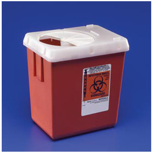 Cardinal Health Sharps Container 2.2 Qt Red Each medical supply