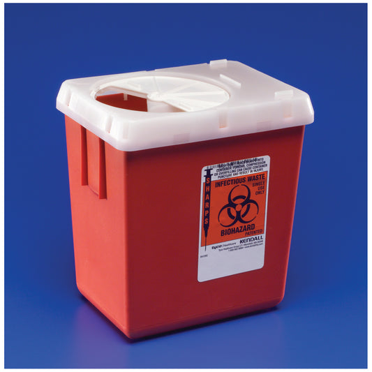 Cardinal Health 8 Qt Red Sharps Container Each medical supply