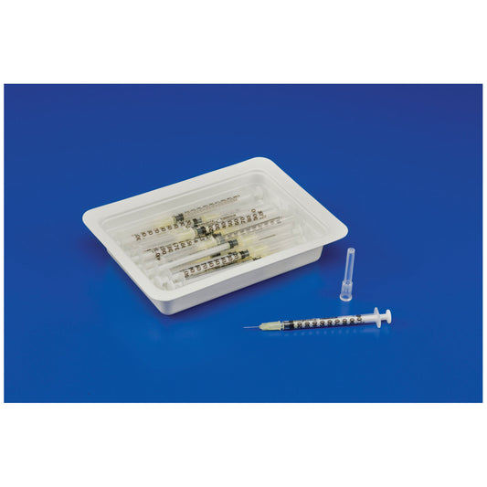 Cardinal Health Allergy Tray TB Syringe 1/2cc 28G x 1/2 Case medical supply