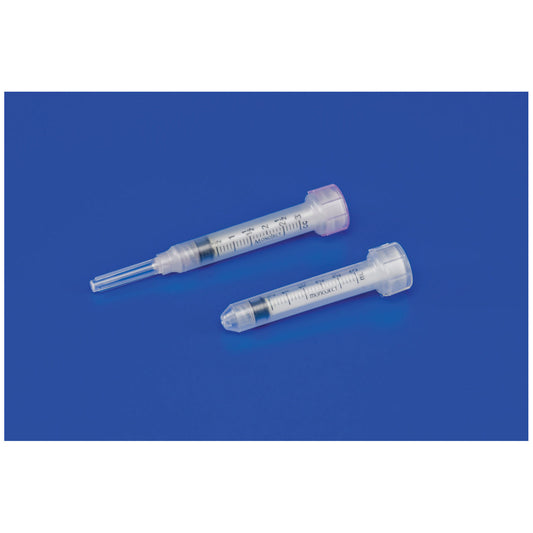 Cardinal Health 3mL 25G x 5/8 inch 0.1cc Graduations Syringe Box medical supply