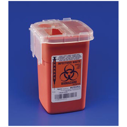 Cardinal Health Sharps Container 1 Qt Red 100 per Case medical supply