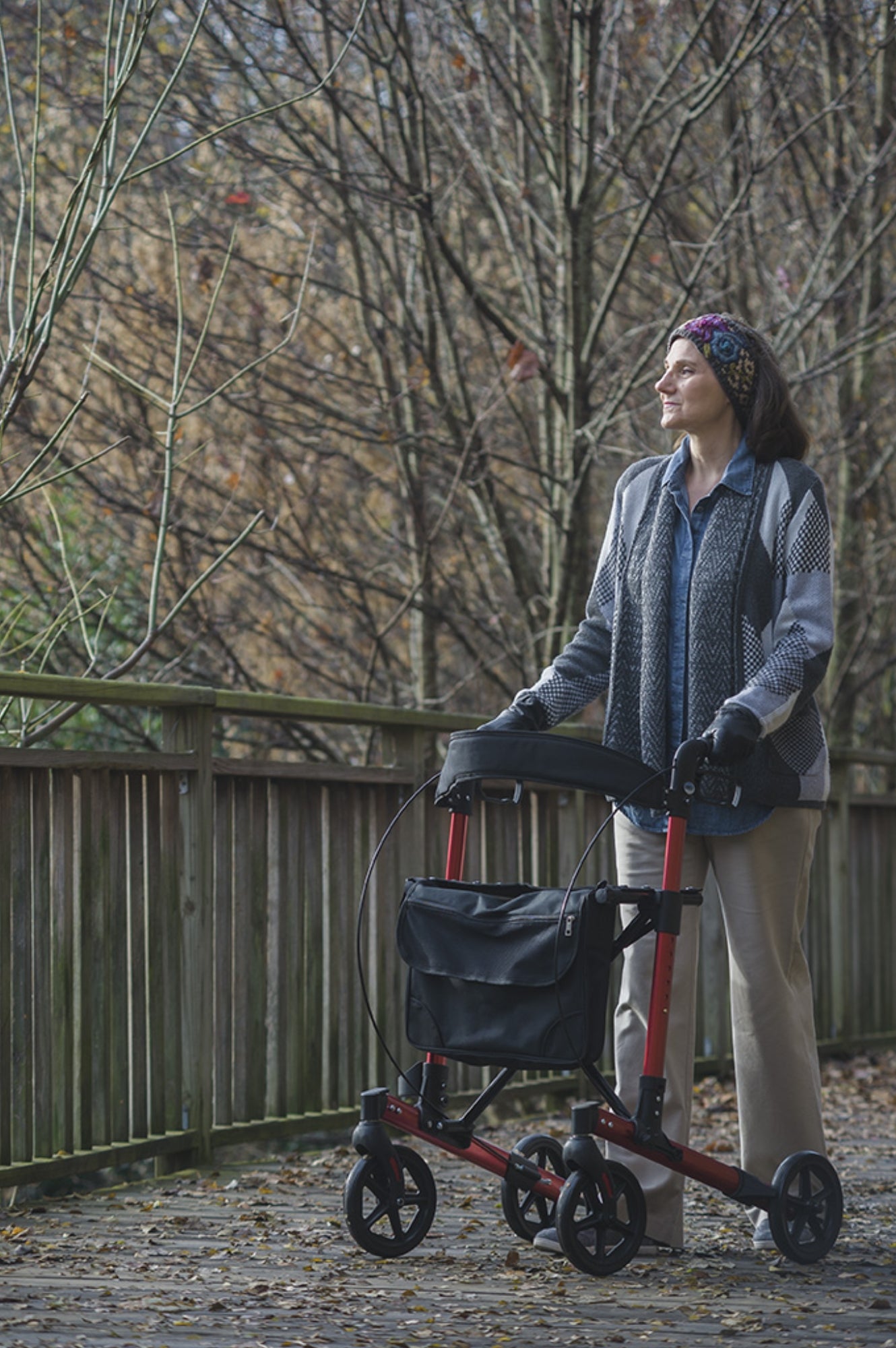 Allura, Red Rollator (LX5000A), Red