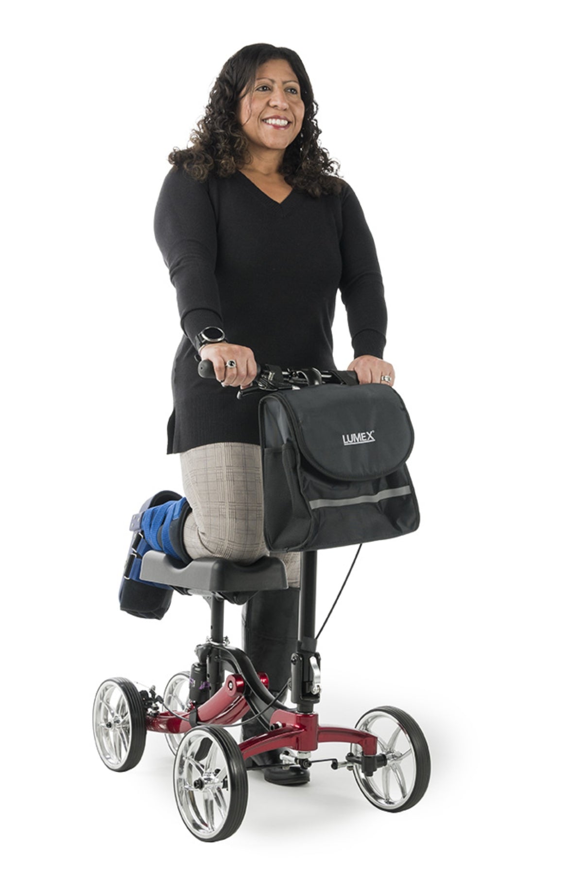Lumex S8 Knee Walker Red LX8000A medical supply
