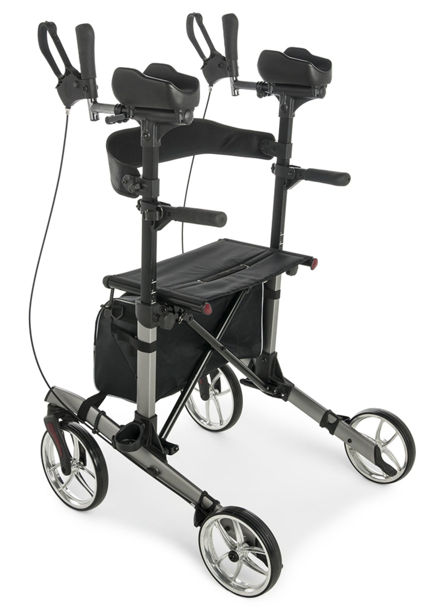 Lumex Gaitster Forearm Rollator Graphite medical supply